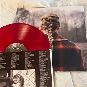 Red Vinyl Record